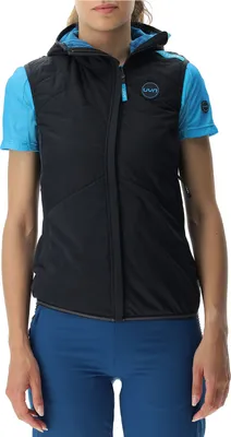 Produktbild von UYN Crossover Full-Zip Fahrradweste Damen black/black/sodalite blue S