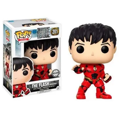 Produktbild von Funko Pop! DC Comics: Justice League - Unmasked Flash Exclusive #201