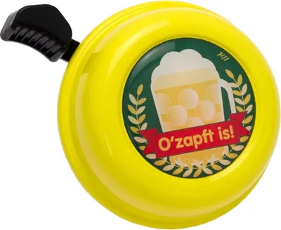 Produktbild von Liix Fahrradklingel Colour Bell , O zapft is - Gelb