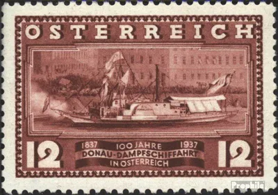 Produktbild von Briefmarken Österreich 1937 Mi 639 postfrisch Schiffahrt