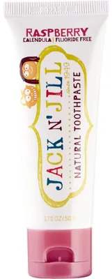 Productafbeelding van Jack n' Jill Natural toothpaste raspberry (50 gr)