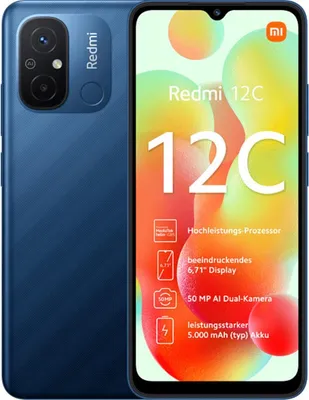 Produktbild von Smartfon Xiaomi 12C 6,71" Octa Core 3 GB RAM 64 GB Niebieski