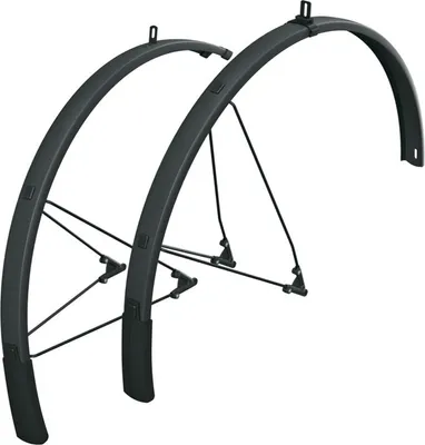 Produktbild von SKS Schutzblechset Bluemels Style 28' 46mm, schwarz matt, schwarz (1 Set)