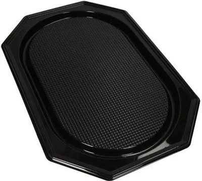 Produktbild von Servierplatten, PET 53 cm x 35 cm schwarz