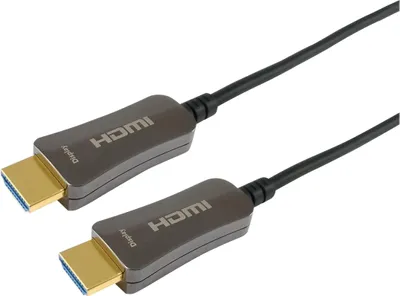 Produktbild von Equip 119432 Aktives optisches HDMI 2.0-Kabel, 70m, 4K/60Hz, 70 m, HDMI Typ A (Standard), HDMI Typ A (Standard), 3D, 18 Gbit/s, Schwarz