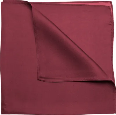 Produktbild von Nickituch Seidentuch rot weinrot Twillseide 53x53cm