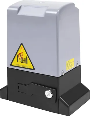 Immagine prodotto di Motorizzazione per cancello scorrevole - Motore da 750 W - 220 V - Fino a 1600 kg - Telecomando con portata di 50 m - Protezione da sovraccarico - Giallo
