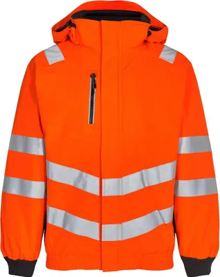 Produktbild von F. Engel Safety Pilotjacke, Orange/Anthrazit Grau, Gr. 3XL