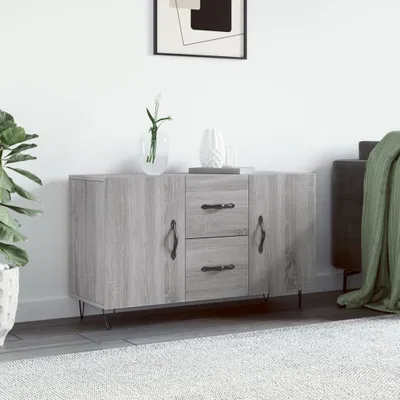 Zdjęcie produktu dla vidaXL Kredens szary Sonoma 100x36x60 cm Materiał drewnopochodny