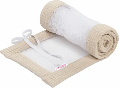 Produktbild von babybay Nestchen Mesh-Waffelpiqué passend für Modell Boxspring XXL, sand