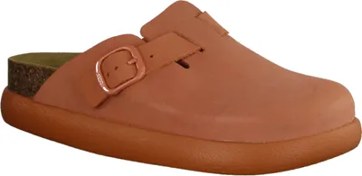 Produktbild von Scholl Fae Chunky Damenpantolette, Leder, Coral (Rot), Korkfußbett - Damenschuhe Top Trends, Mehrfarbig, leder