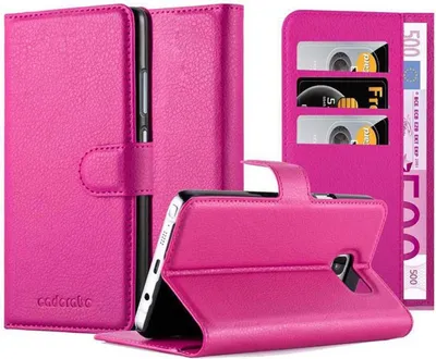 Immagine prodotto di Cadorabo custodia per Samsung Galaxy NOTE 5 custodia protettiva in rosa custodia per cellulare cover chiusura magnetica