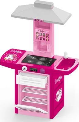 Immagine prodotto di Cucina da gioco Dolu Unicorn con 19 accessori rosa