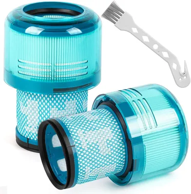 Produktbild von 2 Stück Filters für Dyson V15 V11 Absolute, Kompatibel mit Dyson V11 V15 SV14 SV17 SV22 Detect Animal Absolute Extra Pro Torque Drive Akku Staubsauger, Ersetzen Sie # 970013-02