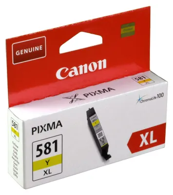 Produktbild von Canon CLI-581 XL Gelb Tintentank, Gelb, Tinte auf Pigmentbasis, 8,3 ml, 199 Seiten