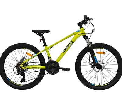 Produktbild von Mountainbike Keskin MTB1 – 24 Zoll Mountainbike – leichter Aluminium-Rahmen, Neongrün