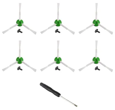 6 Seitenbürsten für Roomba E, i, J – Ersatzbürsten