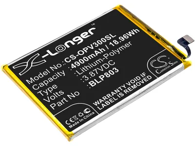 Image de TECHTEK Batterie compatible avec [Oppo] Realme V3 remplace BLP803