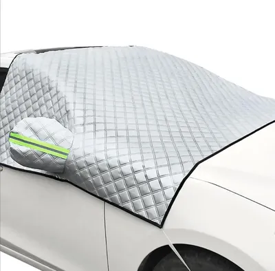 Produktbild von Eindicken Frontscheibenabdeckung Winter Auto Windschutzscheibenabdeckung Seitenspiegelabdeckung Windschutzscheibe Schnee Abdeckung Gegen EIS Frost Staub