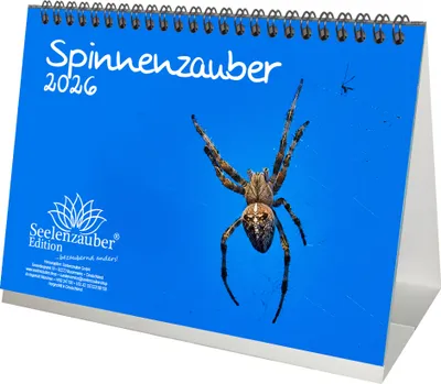 Produktbild von Spinnenzauber DIN A5 Tischkalender für 2026 - Seelenzauber