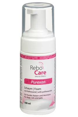 Produktbild von Purexan Haut- und Fellpflege-Schaum 100 ml: Mildes Pflegeprodukt für Tierhaut & Fell, Geruchsneutralisierend, Ideal bei Dermatitiden, Umweltfreundlich
