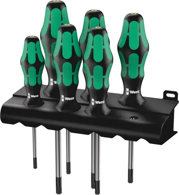 Produktbild von Wera Schraubendrehersatz 6tlg. TX10 / 15 / 20 / 25 / 30 / 40 Kraftform-heft mit Haltefunktion 367 - 5028059001