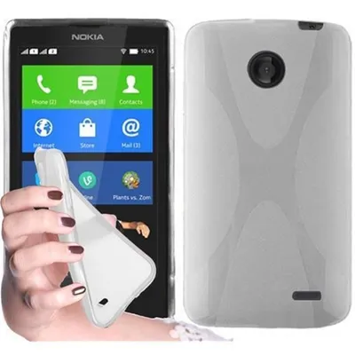 Image de Cadorabo Housse pour Nokia X en Transparent Housse TPU Silicone Backcover Case
