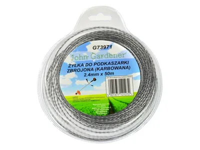 Produktbild von Verstärkte Trimmerschnur (gekräuselt) 2,4mmx50m