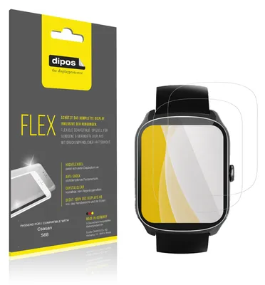 Image de 2x Film de protection d'écran pour Csasan S68, recouvre 100% de l'écran, dipos Flex