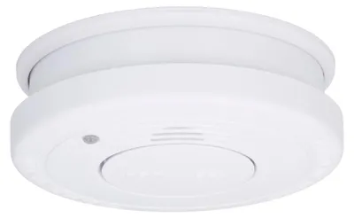 Produktbild von Grundig Optischer Rauchmelder – Feuermelder 8 Jahre Batterielaufzeit – 85dB Alarm mit Testknopf und Batteriestandsanzeige – Geeignet für Räume bis 40m²
