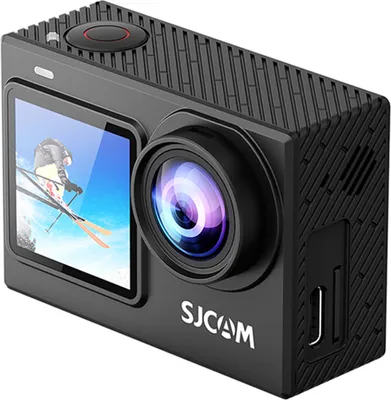 Produktbild von SJCAM SJ6PRO 4K 60fps Action-Kamera, Dual-Screen-WiFi-Sportkamera, 24MP-Foto, 2,0-Zoll-LCD-Touchpanel, Ultraweitwinkel, 6-Achsen-Anti-Shake, eingebauter Mikrofon-Akku mit 30?m wasserdichtem Gehaeuse