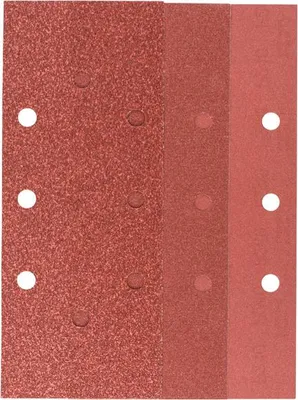 Produktbild von Schwingschleifer-Schleifblatt-Set, 25-teilig, B&D 8-Lochung, 93 x 230 mm, 60-240
