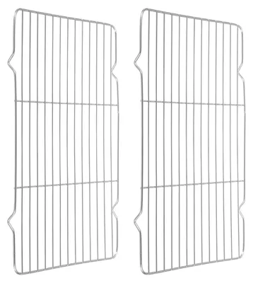 2er-Set Grillrost aus Edelstahl 34x24 cm