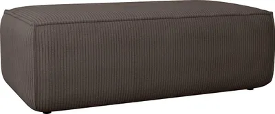 Produktbild von Hocker aus braunem Cord – AMELIA