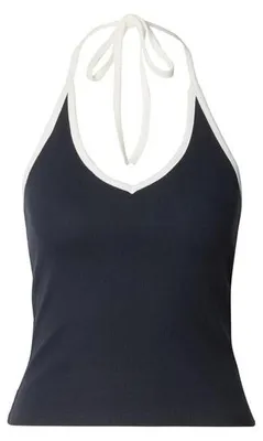 Produktbild von Urban Classics Neckholder Damen Ladies Contrast Piping Neckholder Top navy M