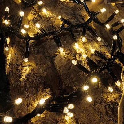 Produktbild von Sirius Tech-Line Lichterkette Cluster Erweiterung 120 LED warmweiß 2 m außen 230V schwarz