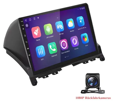 Produktbild von Android Autoradio mit Rückfahrkamera für Mercedes Benz C-Klasse W204 S204 CarPlay Android Auto GPS Navi 6+128GB 4G LTE WIFI RDS SWC BT DAB+9 Zoll