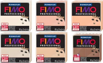 Produktbild von Staedtler FIMO 8027, Knetmasse, Sand, Giallo Sabbia, 1 Farben, 110 °C, 30 min