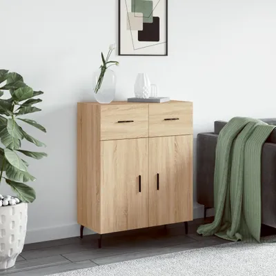 Productafbeelding van Maison Exclusive - Dressoir Sonoma-eikenhout, 69,5 x 34 x 90 cm, houtvezel