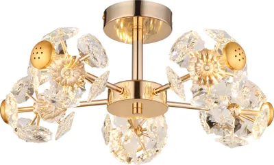 Produktbild von Globo Lighting Deckenleuchte Metall goldfarben, LED
