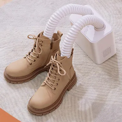 Produktbild von Elektrischer Schuhtrockner mit Timer und Geruchsentferner, Warmluft-Schuhwärmer für 2 Paar Schuhe, Stiefel und Handschuhe