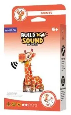 Produktbild von Mieredu 3D Puzzle Spielzeug Giraffe - Lernspiel Karton Bausatz