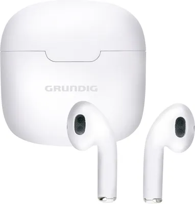 Zdjęcie produktu dla Słuchawki Grundig Bluetooth - Słuchawki douszne 200 mAh - Słuchawki douszne z 3-godzinnym czasem odtwarzania - Bezprzewodowe słuchawki do rozmów w trybie głośnomówiącym - w zestawie etui ładujące Kabel USBC do ładowania