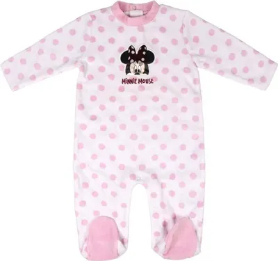 Produktbild von Disney Minnie Mouse Baby Strampler – Süßer Einteiler für Neugeborene 9 Monat