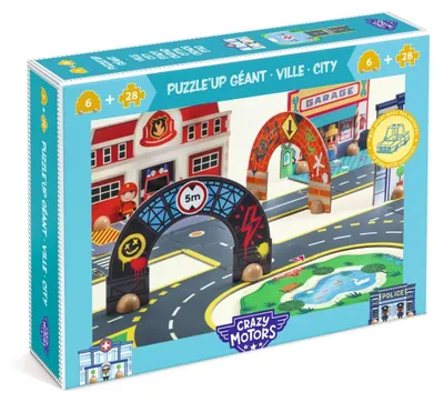 Produktbild von 3D-Puzzle „Die riesige Stadt“, Djeco