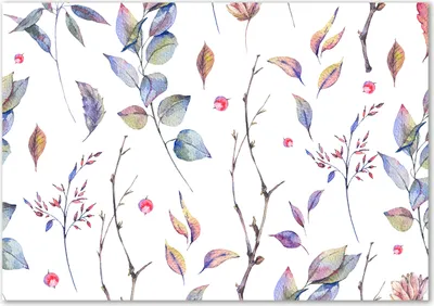 Produktbild von Tulup® Leinwandbild - 100x70 cm - Wandkunst - Drucke auf Leinwand - Leinwanddruck  - Blumen & Pflanzen - Mehrfarbig - Blätter