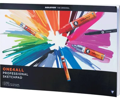 Produktbild von Molotow Zeichenbuch ONE4ALL Professional Sketchpad, DIN A3, landscape