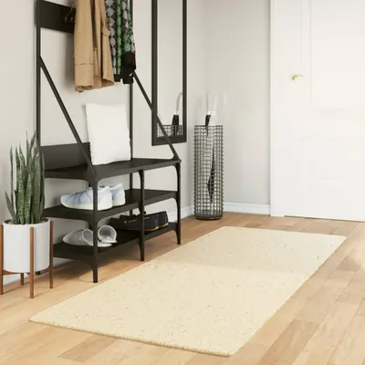 Obrázok produktu pre Koberec HUARTE s krátkym vlasom, mäkký a umývateľný, krémový 80x200 cm