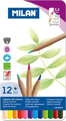Immagine prodotto di Matite metallizzate 12 colorate. MILANO