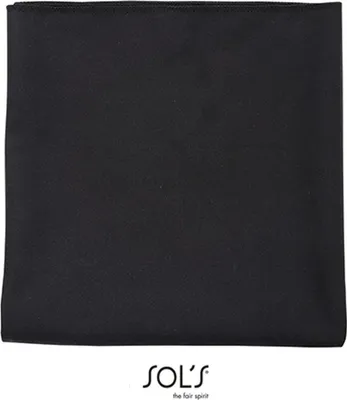 Immagine prodotto di SOLs 01208 | Asciugamano in microfibra Atoll | 30 x 50 cm - Colore: Nero - Dimensioni: 30 x 50 cm